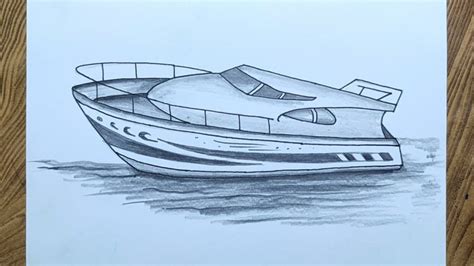 Speed boat drawing easily/ How to draw speed boat step by step easy method - YouTube