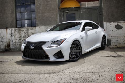 White Lexus RCF on Vossen Wheels Has the Look of a Cult Car - autoevolution