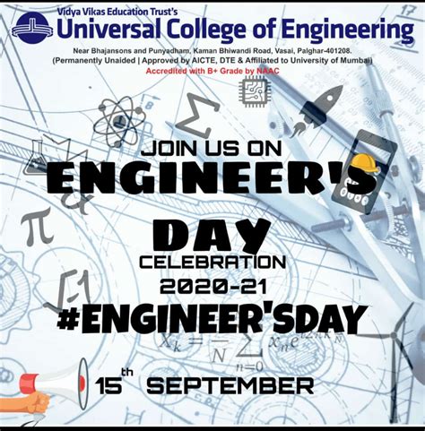 Engineers' Day Celebration - Universal College of Engineering