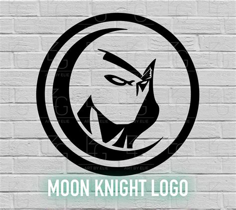 Moon Knight Logo Marvel Avengers Svg Png Eps Dxf - Etsy Hong Kong