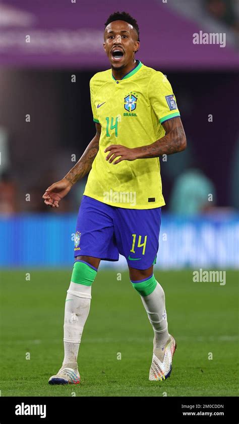 Doha, Qatar, 5th December 2022. Eder Militao of Brazil during the FIFA World Cup 2022 match at ...