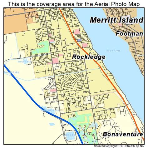 Aerial Photography Map of Rockledge, FL Florida