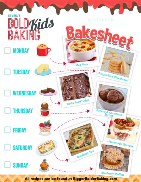 Fun Kids Baking Activities {w/ Free Worksheet!} | Bigger Bolder Baking