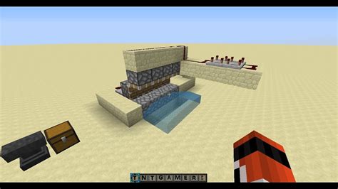 Minecraft Tutorial : Piston Cobblestone Generator [Compact] - YouTube