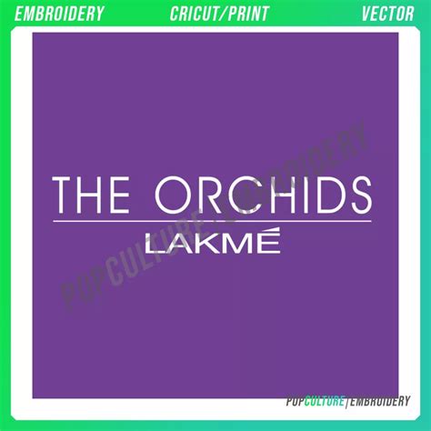 Lakme - Official Logo for Embroidery & Vector • Pop Culture Embroidery ...