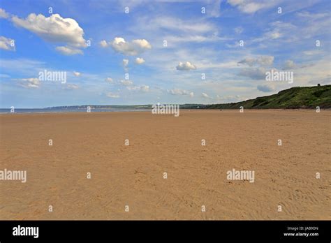 Expansive Filey Bay including Hunmanby and Reighton Sands leading to ...