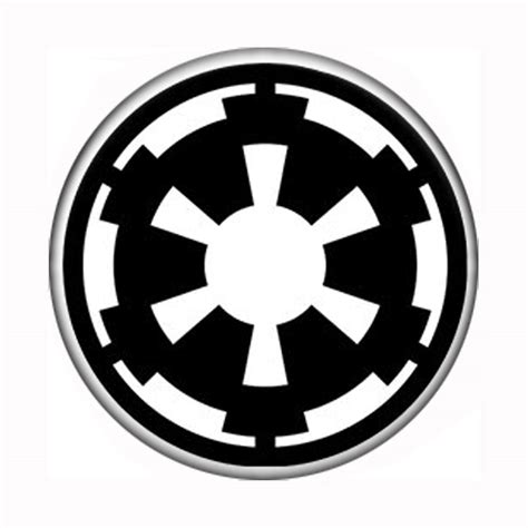 Star Wars Galactic Empire Sith Symbol Button