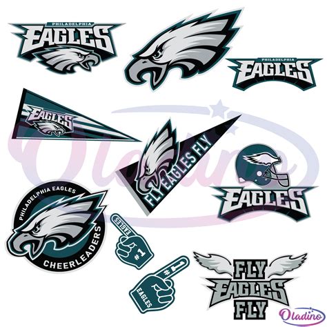 Philadelphia Eagles Bundle SVG Digital File, Eagles Bundle Svg - Oladino