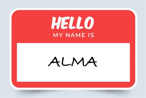 Alma Name Meaning: Origins and Significance