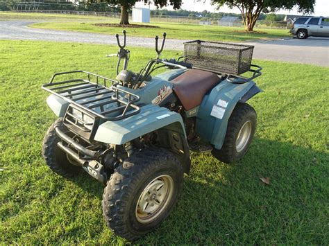 Yamaha Big Bear 350 4x4 4-Wheeler with Front and Rear Racks and Manual