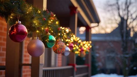 Premium AI Image | world of festive lights and holiday decorations in ...