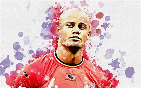 Vincent Kompany Art Belgium National Team Fan Art Kompany Soccer ...