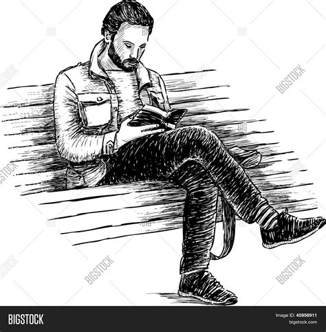 Man Reading Book Vector & Photo (Free Trial) | Bigstock