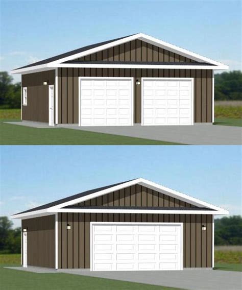 28x30 2-Car Garage 840 sq ft PDF Floor Plan Instant | Etsy in 2021 ...