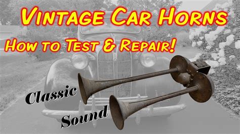 Vintage Cars, Antique Cars, Car Horn, Old Cars, Ord, Motors, Repair ...