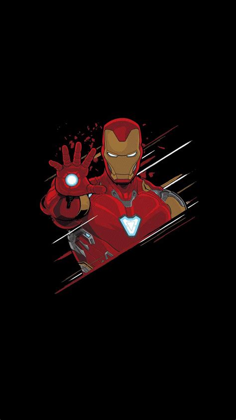 Download Fierce Iron Man Logo Wallpaper | Wallpapers.com