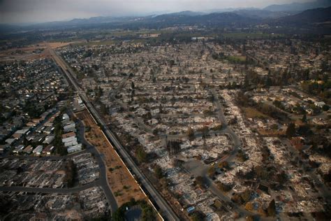 Photos: Aerial views of wildfire destruction in Santa Rosa