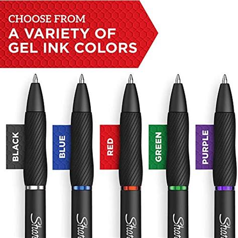 Sharpie S-Gel, Gel Pens, Fine Point (0.5mm), Black Ink Gel Pen, 12 Count | Pricepulse