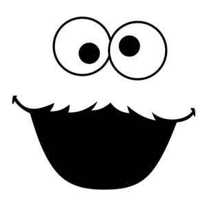 Cookie Monster Face Logo Svg | Cookie Monster Cartoon Png