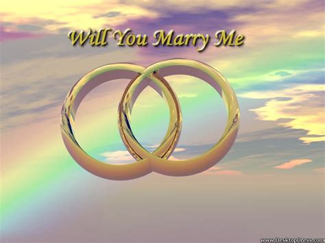 Desktop Wallpapers » 3D Backgrounds » Will You Marry Me » www.desktopdress.com