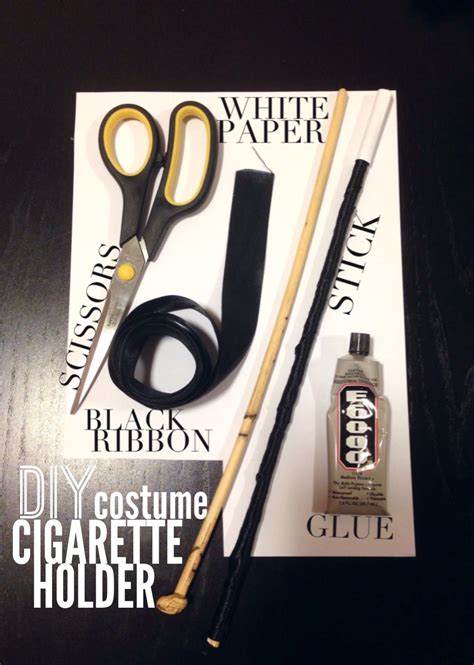 how to make a cigarette holder for a costume | DIY cigarette holder | CinnamonSpring ...