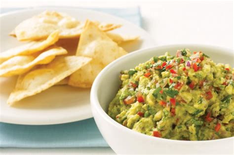 Guacamole With Crispy Tortilla Chips Recipe - Taste.com.au