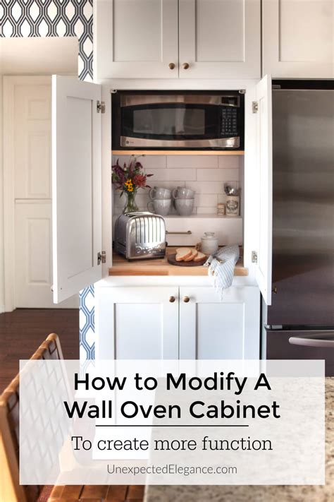 How To Modify A Single Wall Oven Cabinet