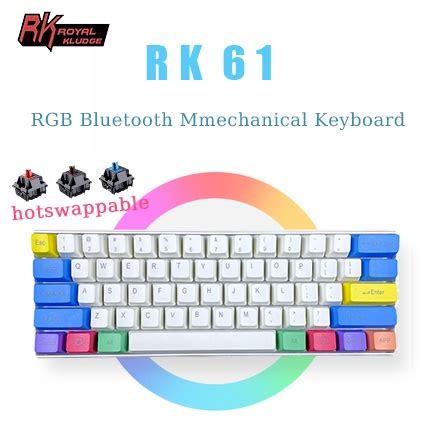 Royal Kludge RK61 Custom Keycaps for Dual Mode Mechanical Keyboard | Shopee Philippines