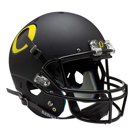 Oregon Ducks Schutt Black Matte Replica Football Helmet