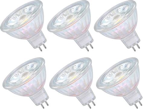 GMY MR16 LED Light Bulbs 5W 12V GU5.3 Equivalent to 50W MR16 Halogen Spotlight 36° Beam Angle ...