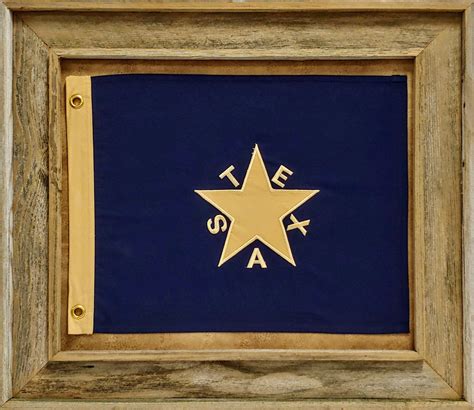 De Zavala Flag Blue Texas First Republic of Texas Antique | Etsy