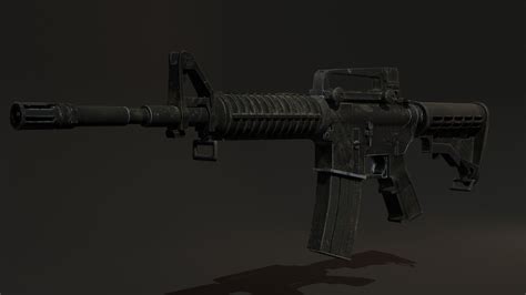 Assault Rifle M15 3D Model - TurboSquid 2104828