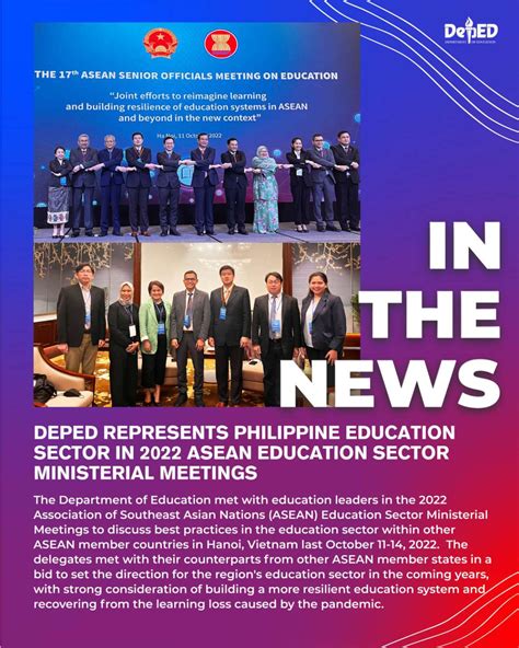 DepEd represents Philippine education sector in 2022 ASEAN Education ...