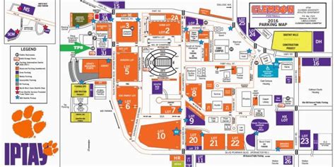 Georgia southern Parking Map | secretmuseum