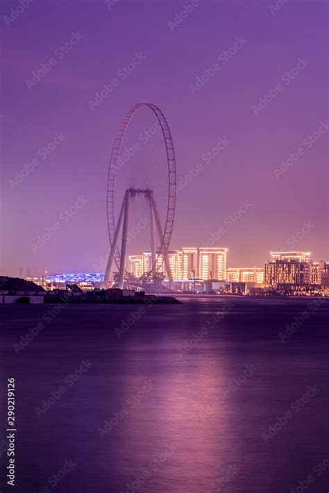 The Palm Dubai, night shoot photography of Jumeirah Beach Residence and ...