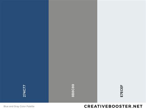 25+ Best Colors That Go With Gray (Color Palettes) – CreativeBooster