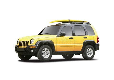 Jeep Cherokke isolated stock image. Image of vehicle - 39596761