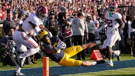 Michigan beats Alabama 27-20 in overtime on Blake Corum's TD run to ...