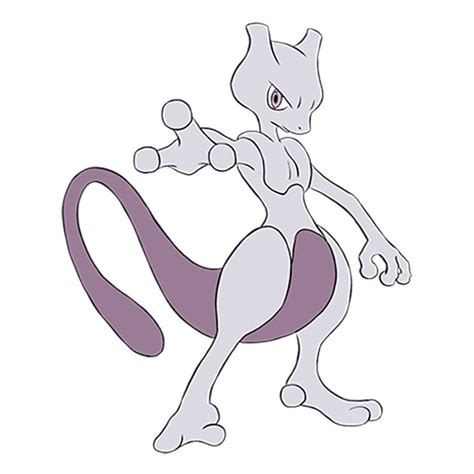 How to Draw Mewtwo - Easy Drawing Tutorial For Kids