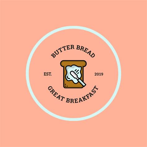 Placeit - Breakfast Logo Template with a Bread Graphic