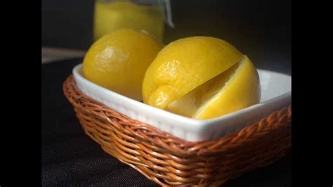 preserved lemons...used in many tajine recettes comment preparer le ...