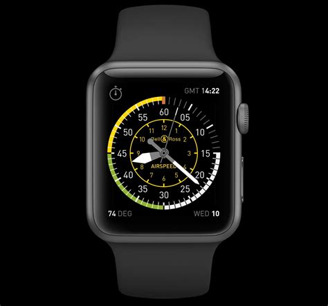 Space gray aluminum case Apple Watch with black Sport Band, watch ...