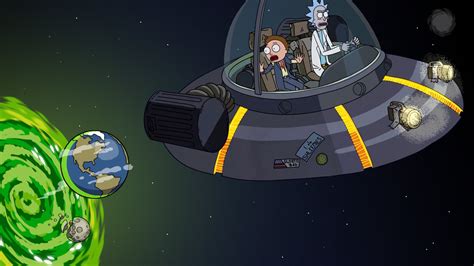 Download Portal Earth Space Cruiser (Rick And Morty) Spaceship Morty Smith Rick Sanchez TV Show ...