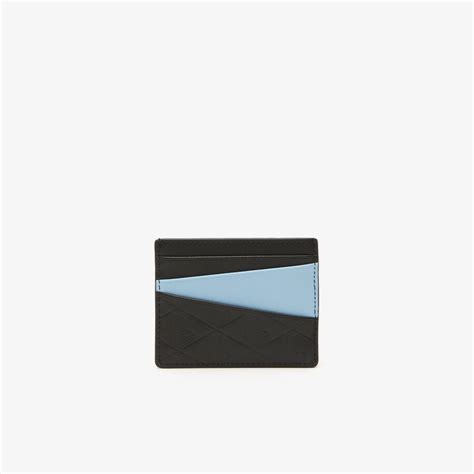 Men’s Lacoste Calfskin Leather 6 Slot Card Holder - Men's Cardholders ...