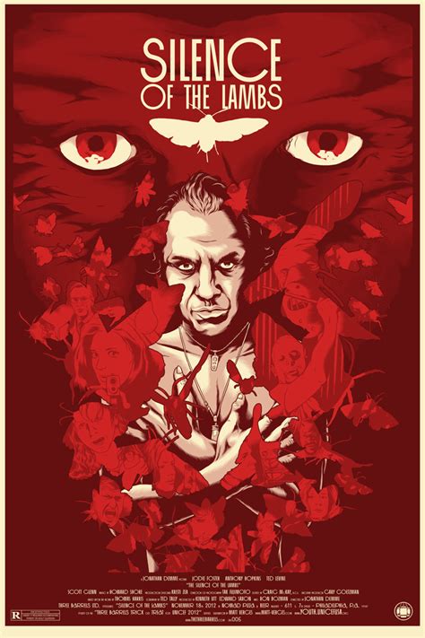 Silence of the Lambs - Screenprint Movie Poster :: Behance