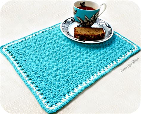 Tea Time Placemat... Free Crochet Pattern!! - ............Beatrice Ryan Designs ...