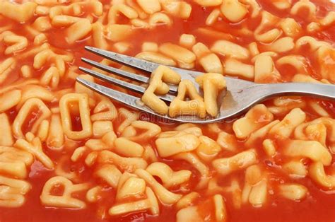 Alphabet spaghetti stock image. Image of letter, snack - 24290931