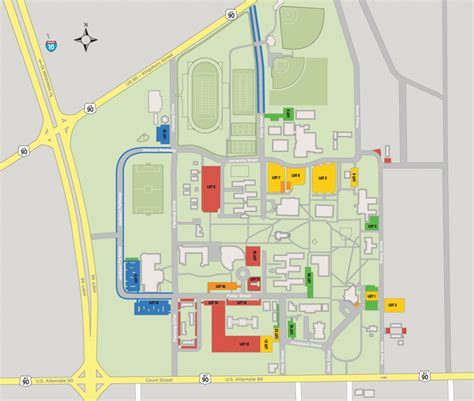 Parking Map - Seguin Texas Map | Printable Maps