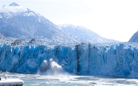 Iceberg calving Photograph by Tracy Ta - Fine Art America