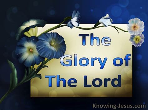 The Glory of the Lord